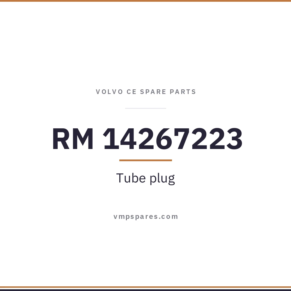 RM 14267223 – Tube plug