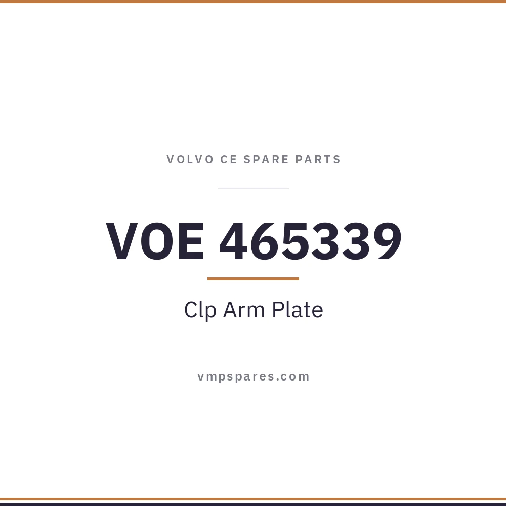 VOE 465339 – Clp Arm Plate