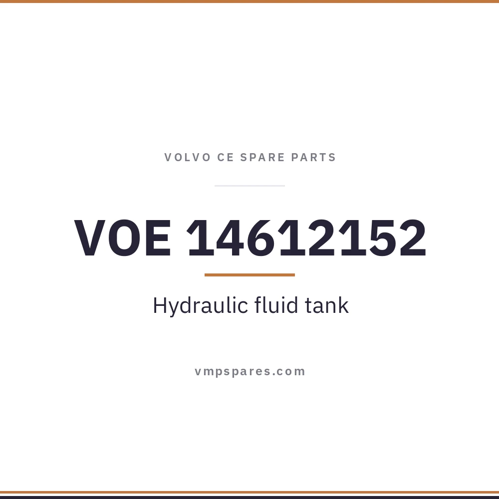 VOE 14612152 – Hydraulic fluid tank