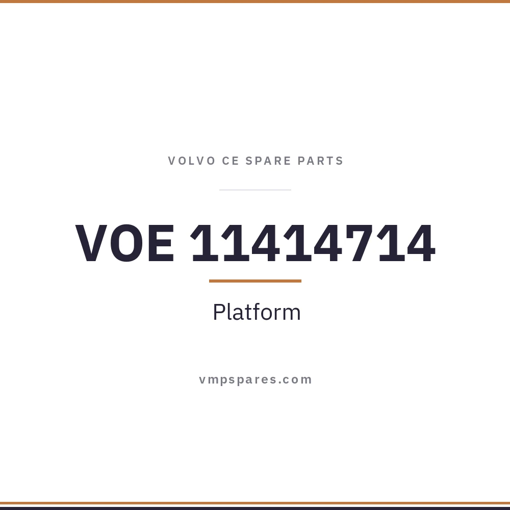 VOE 11414714 – Platform