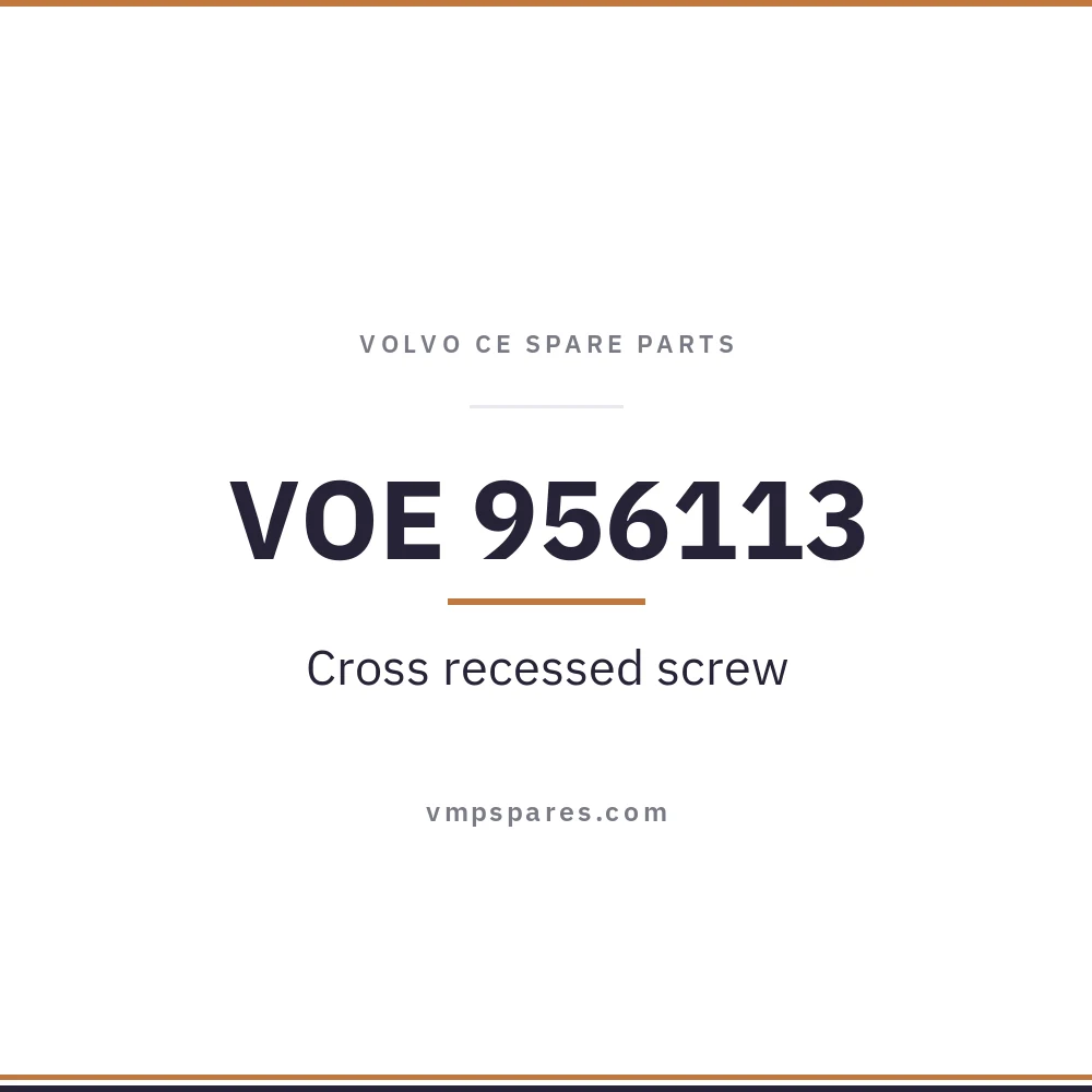 VOE 956113 – Cross recessed screw
