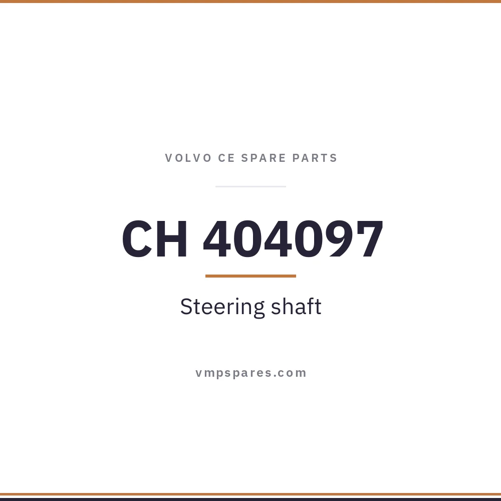 CH 404097 – Steering shaft
