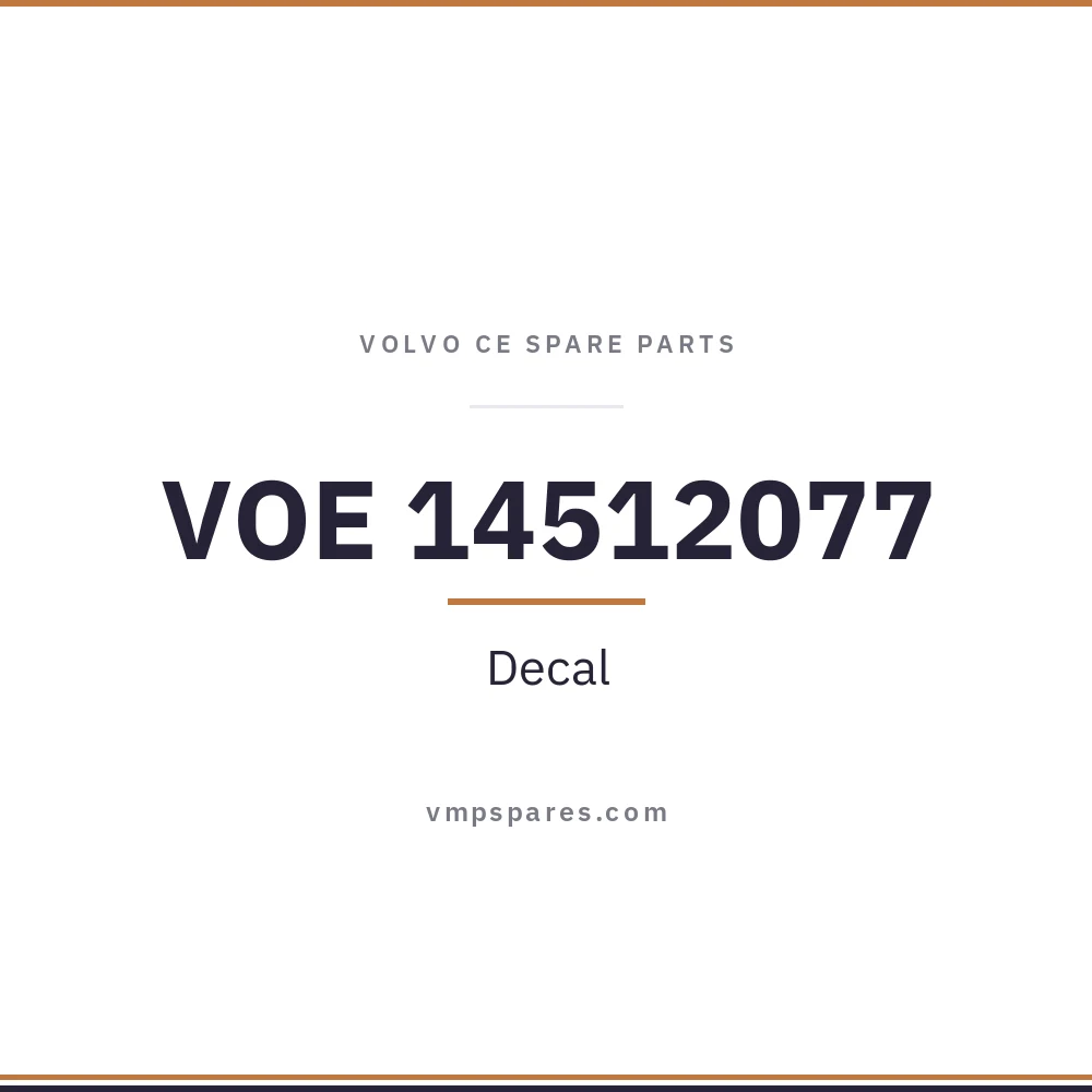 VOE 14512077 – Decal