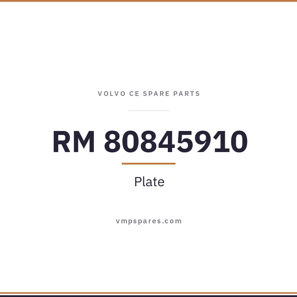 RM 80845910 – Plate
