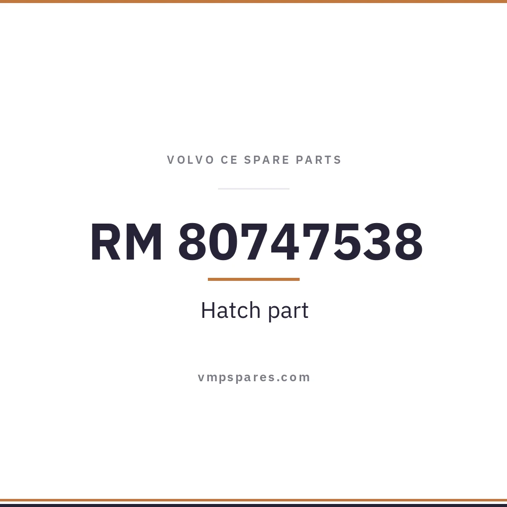 RM 80747538 – Hatch part