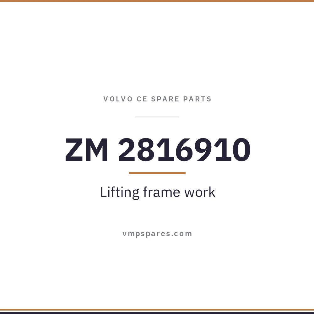 ZM 2816910 – Lifting frame work