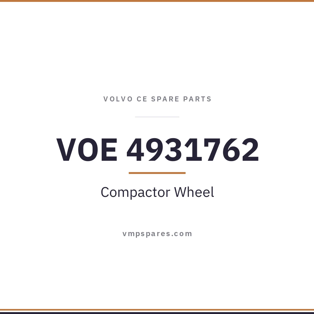 VOE 4931762 – Compactor Wheel