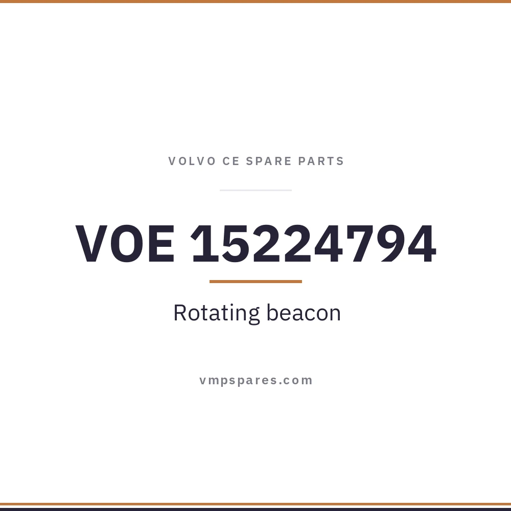 VOE 15224794 – Rotating beacon