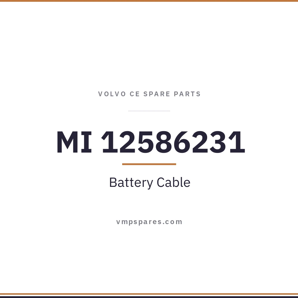 MI 12586231 – Battery Cable
