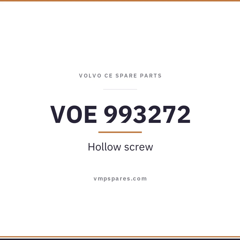 VOE 993272 – Hollow screw
