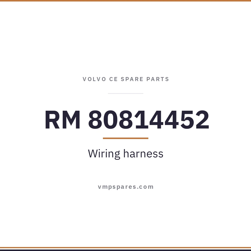 RM 80814452 – Wiring harness