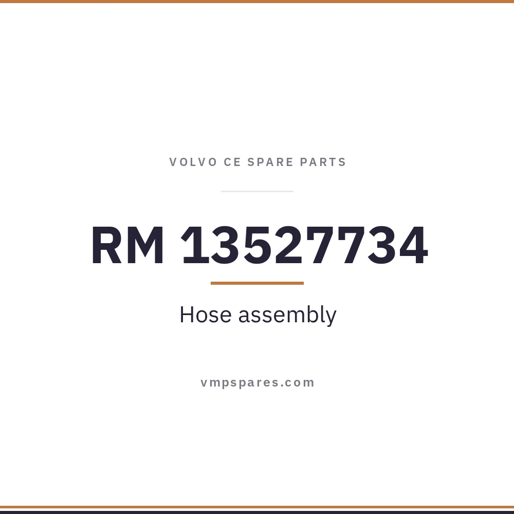 RM 13527734 – Hose assembly