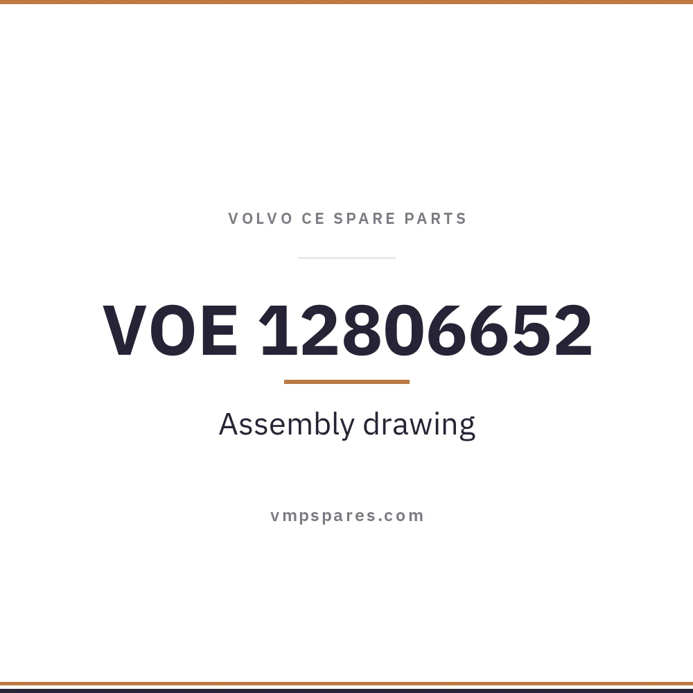 VOE 12806652 – Assembly drawing