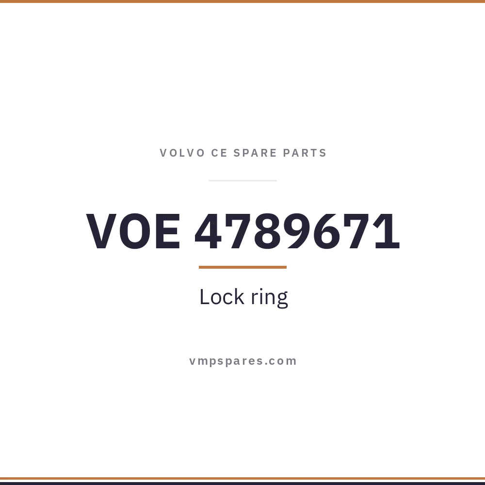 VOE 4789671 – Lock ring