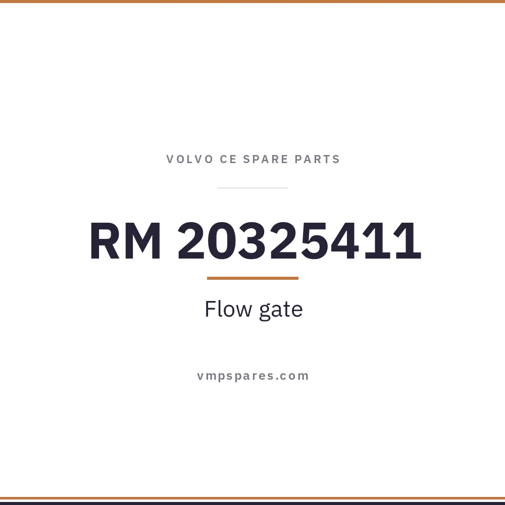 RM 20325411 – Flow gate
