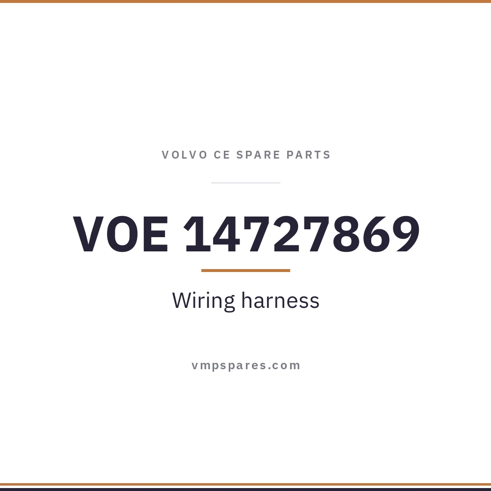 VOE 14727869 – Wiring harness