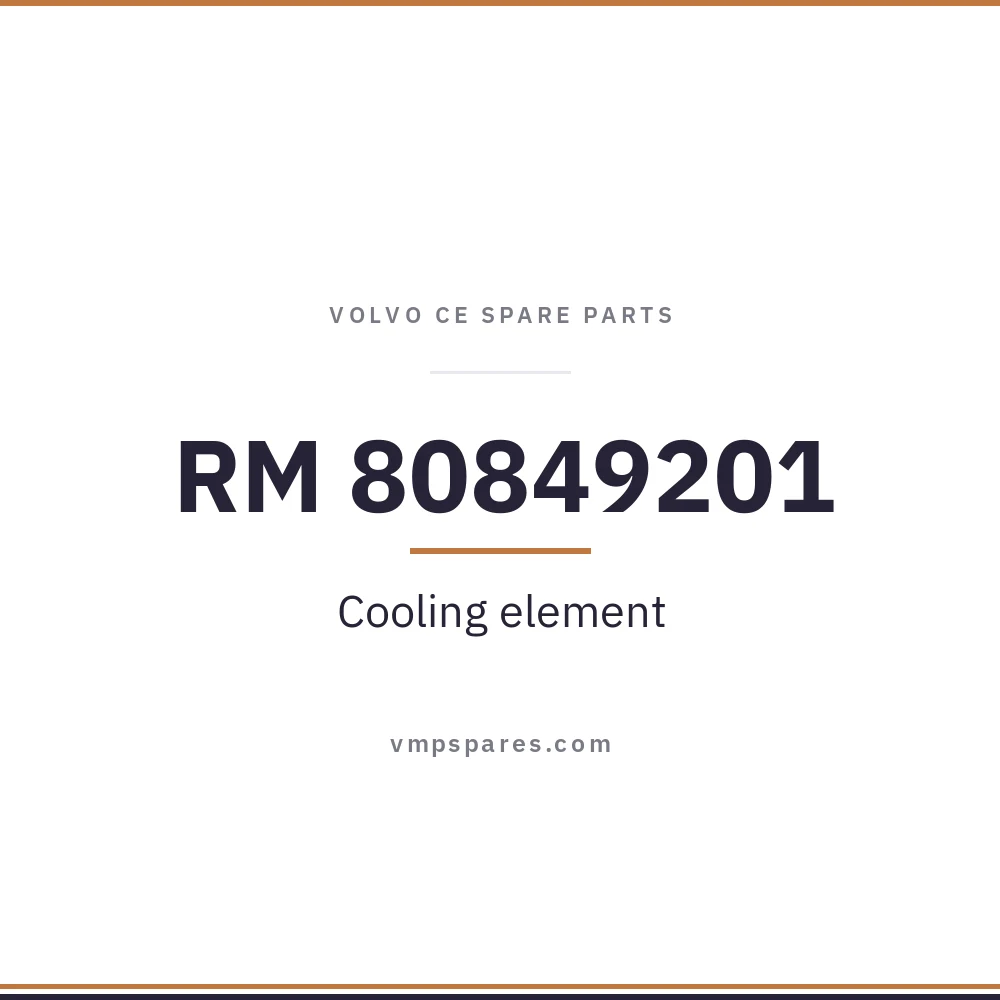 RM 80849201 – Cooling element