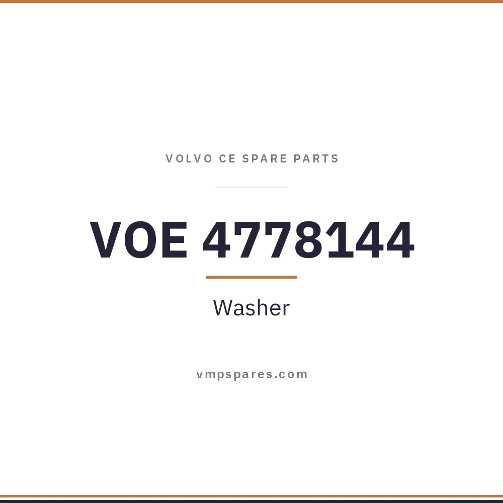 VOE 4778144 – Washer