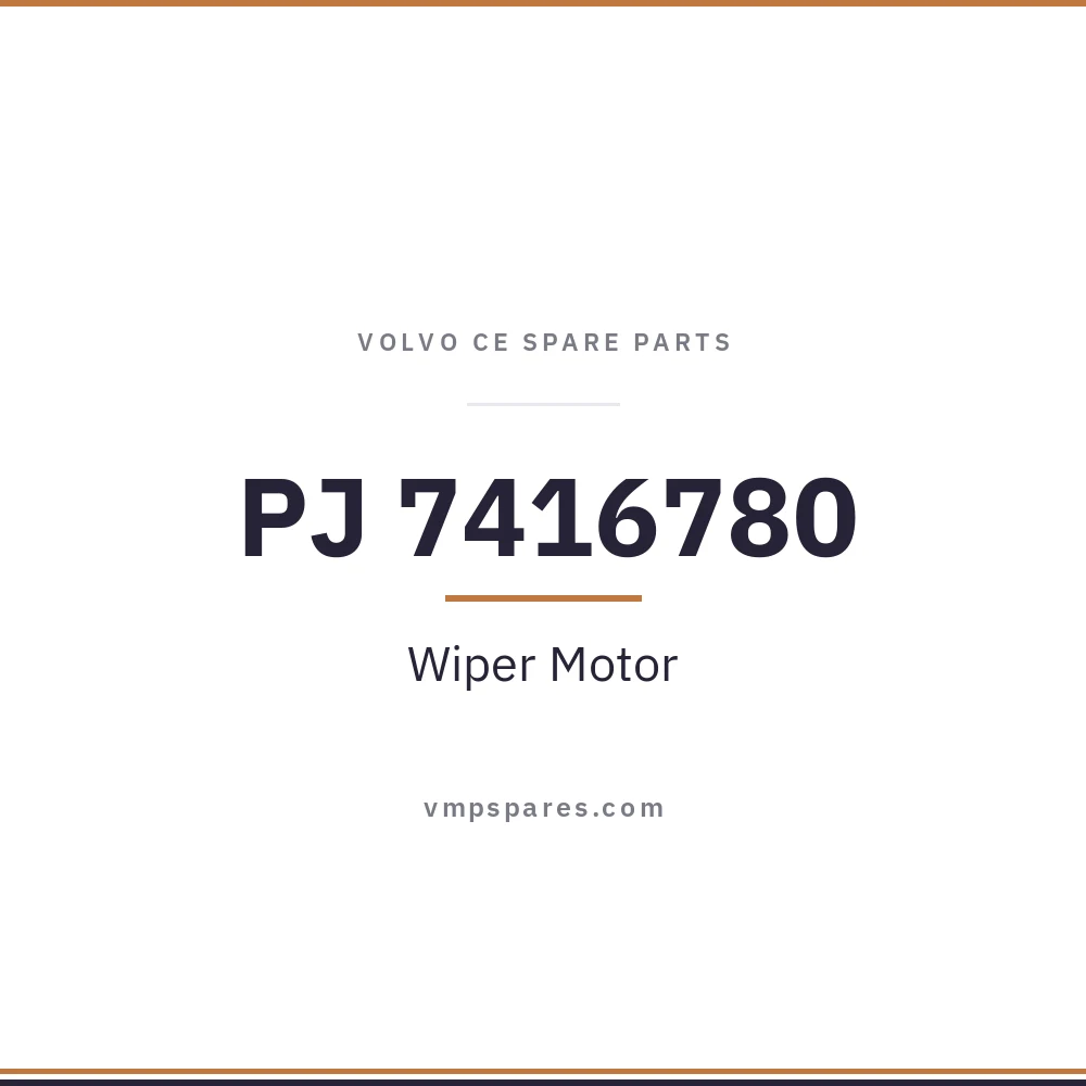 PJ 7416780 – Wiper Motor
