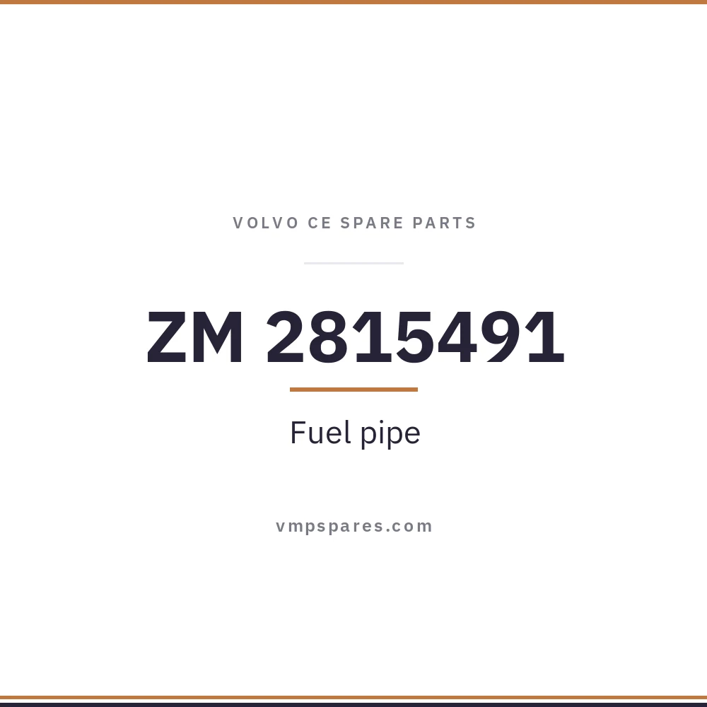 ZM 2815491 – Fuel pipe