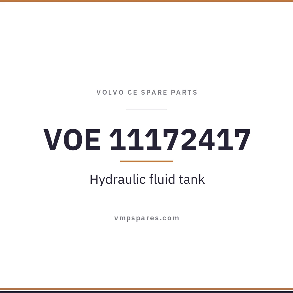 VOE 11172417 – Hydraulic fluid tank