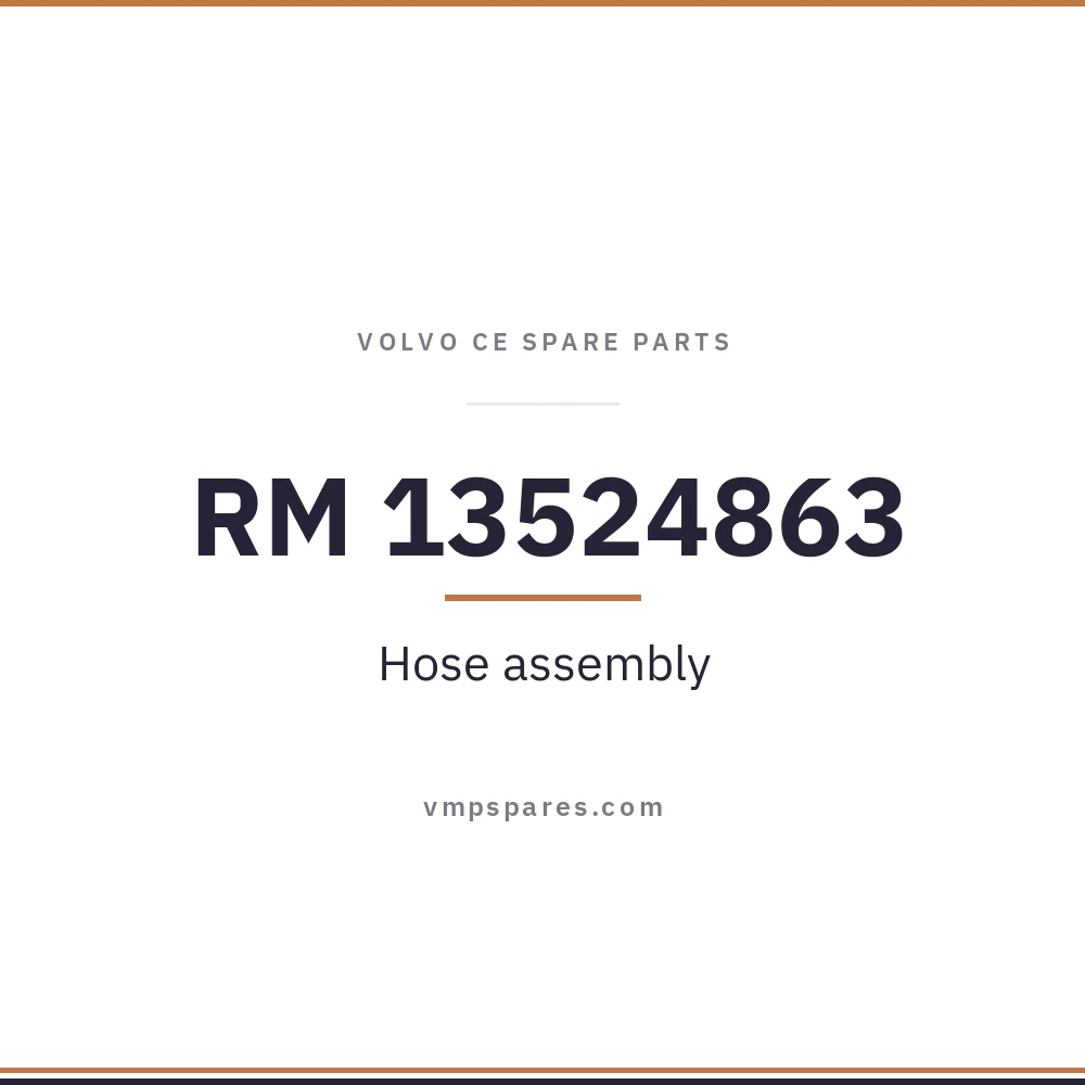 RM 13524863 – Hose assembly