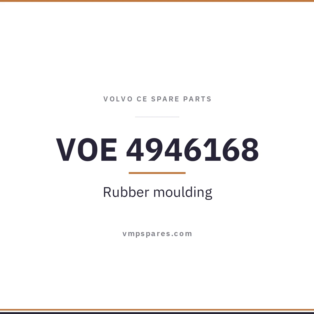 VOE 4946168 – Rubber moulding