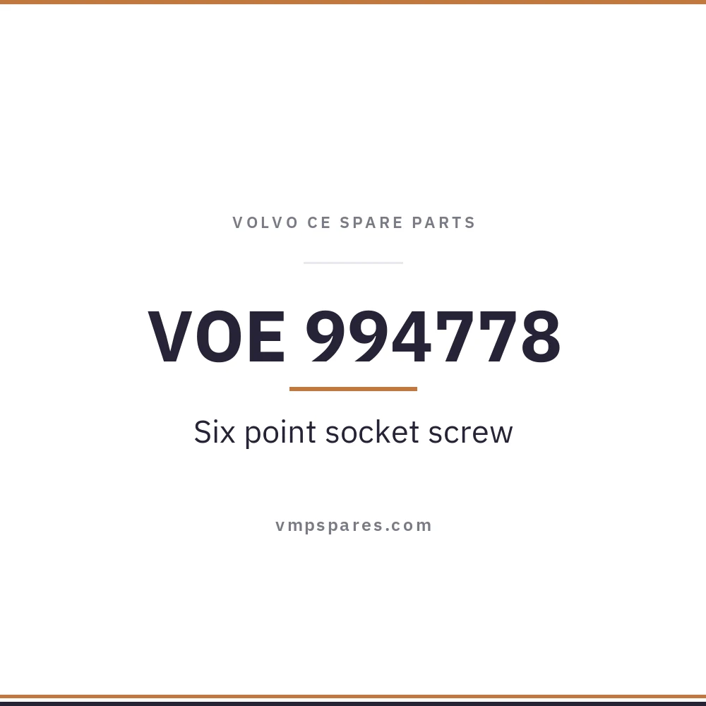 VOE 994778 – Six point socket screw