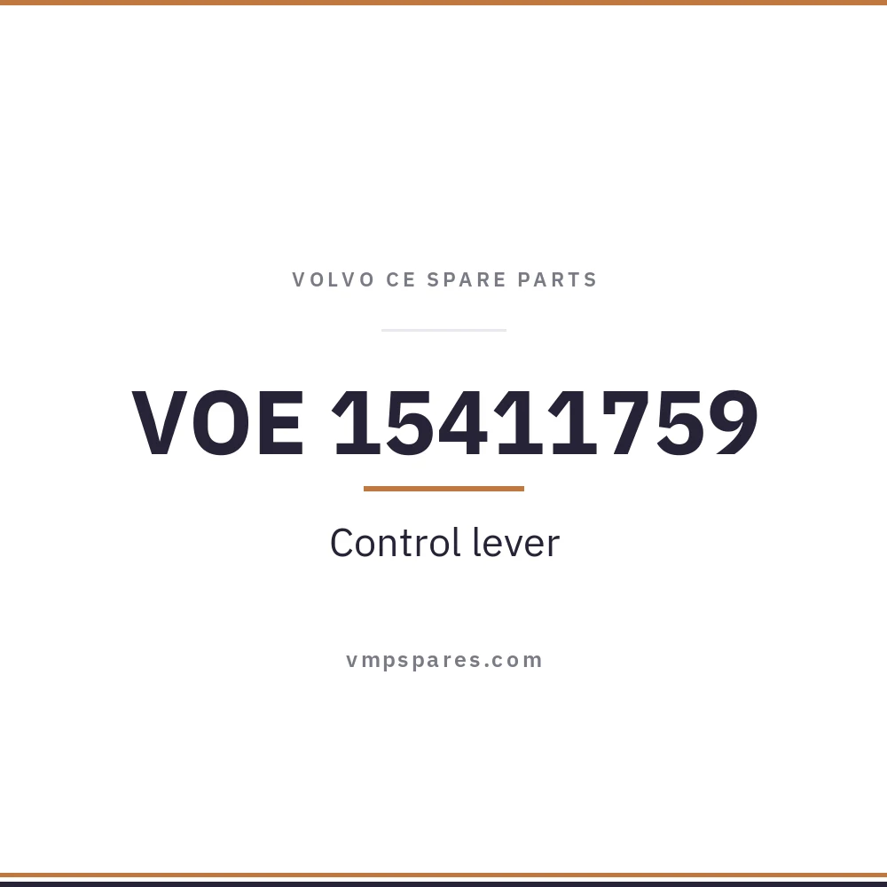 VOE 15411759 – Control lever
