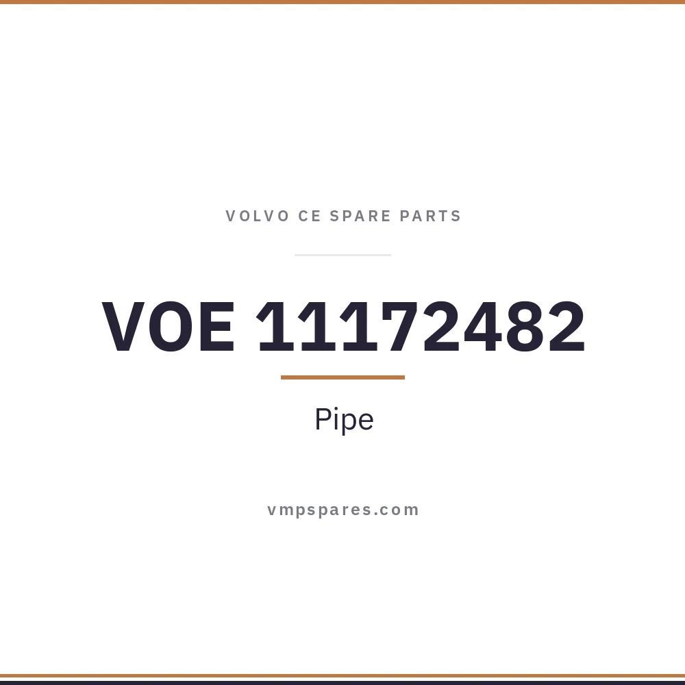 VOE 11172482 – Pipe