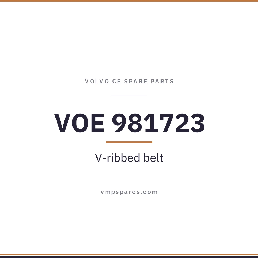 VOE 981723 – V-ribbed belt