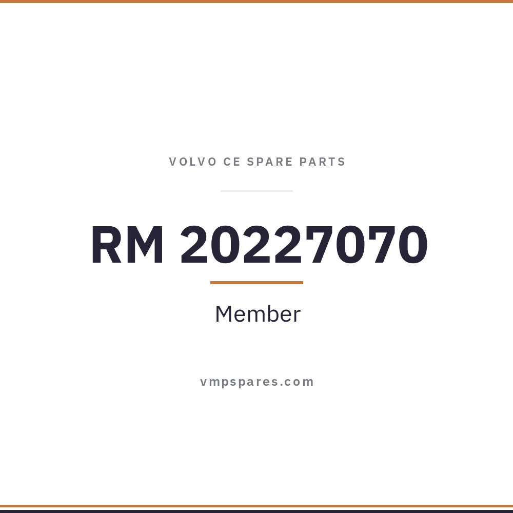 RM 20227070 – Member