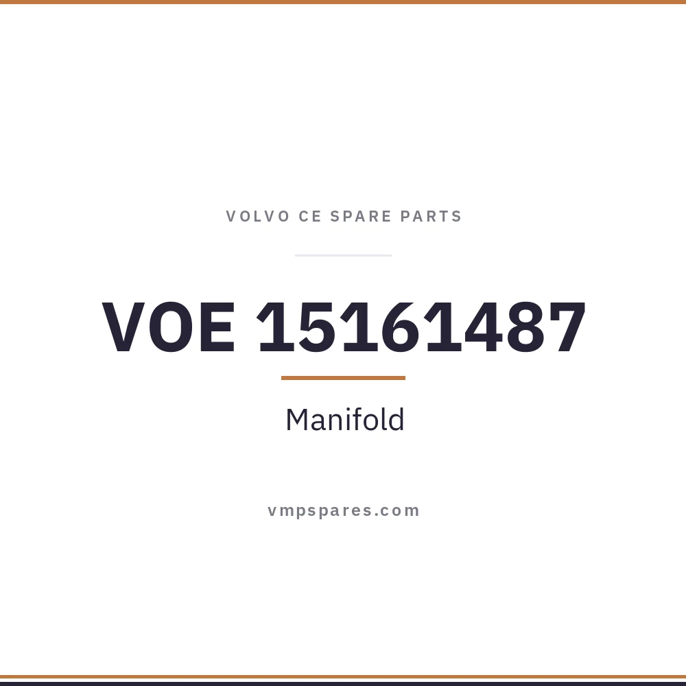 VOE 15161487 – Manifold