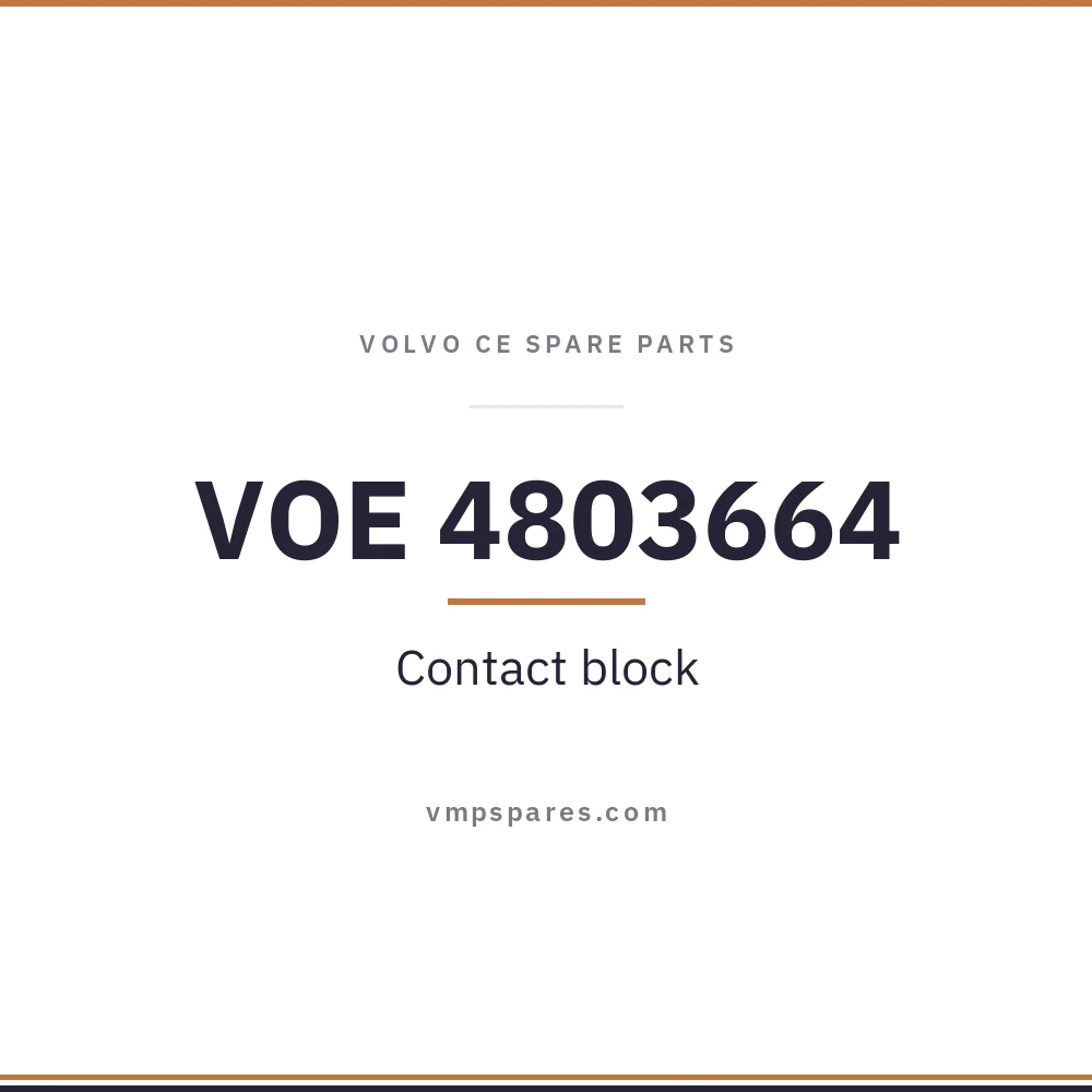 VOE 4803664 – Contact block