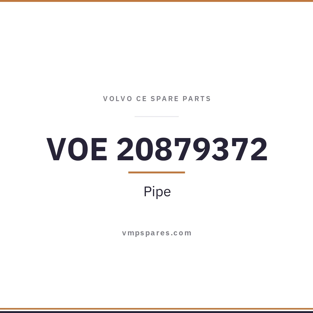 VOE 20879372 – Pipe