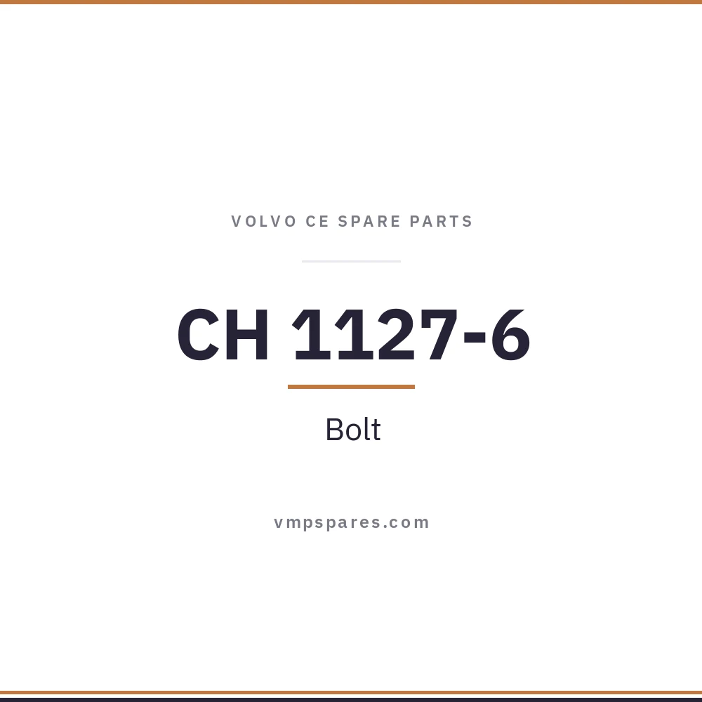 CH 1127-6 – Bolt