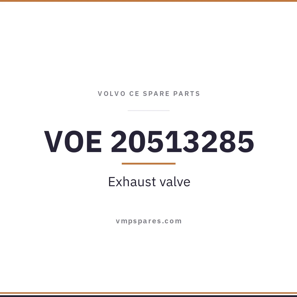 VOE 20513285 – Exhaust valve