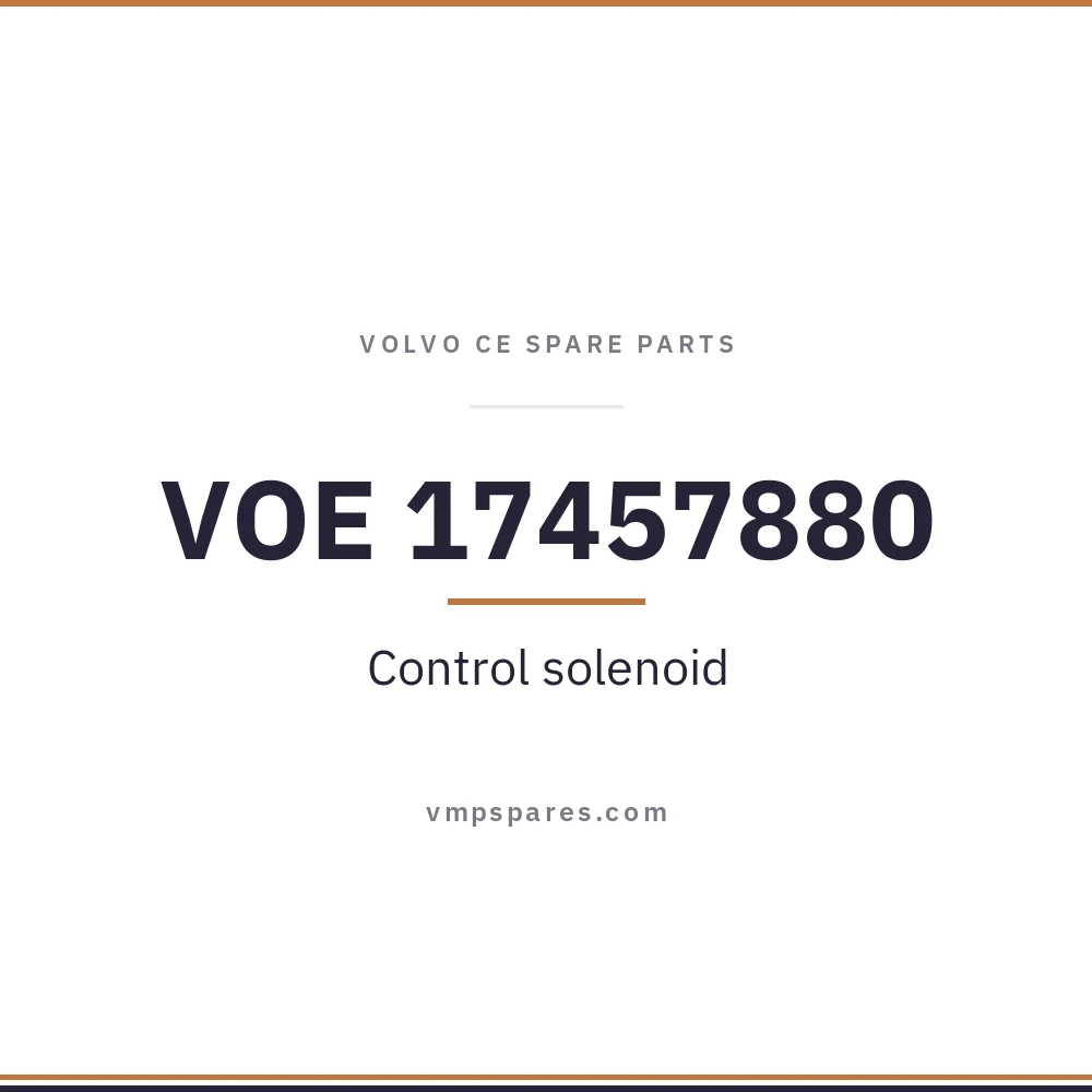VOE 17457880 – Control solenoid