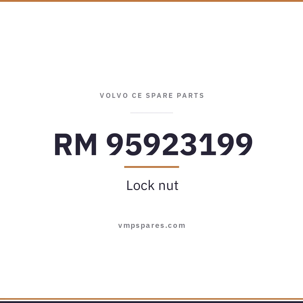 RM 95923199 – Lock nut