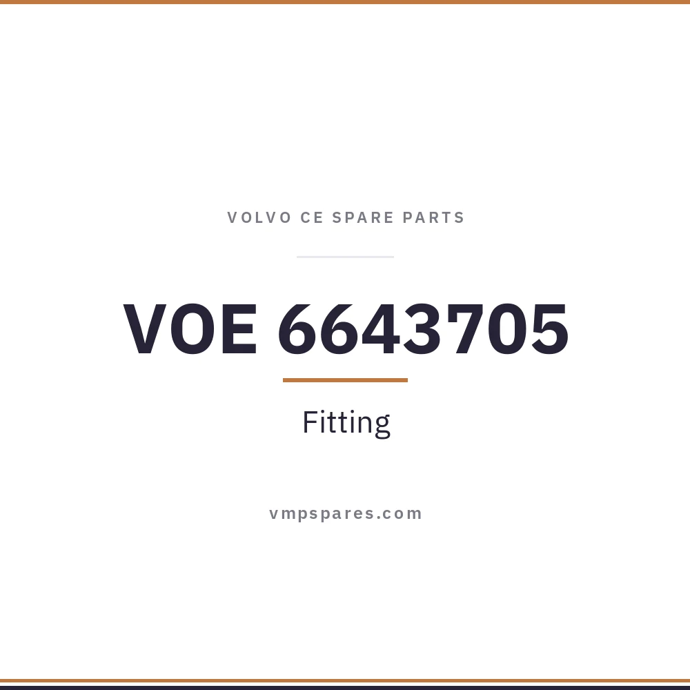 VOE 6643705 – Fitting