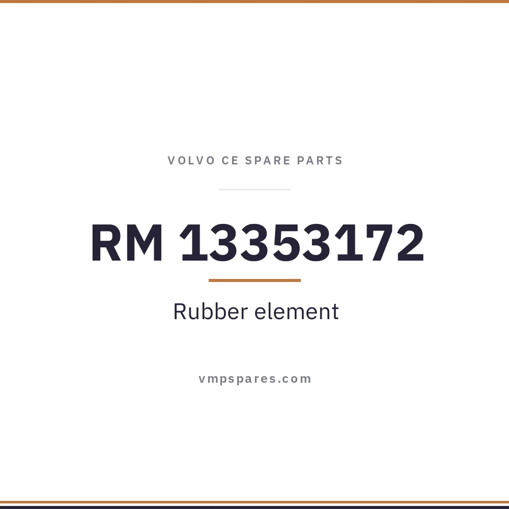 RM 13353172 – Rubber element