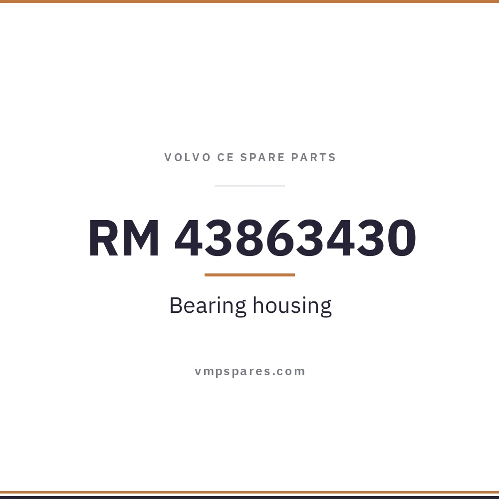 RM 43863430 – Bearing housing