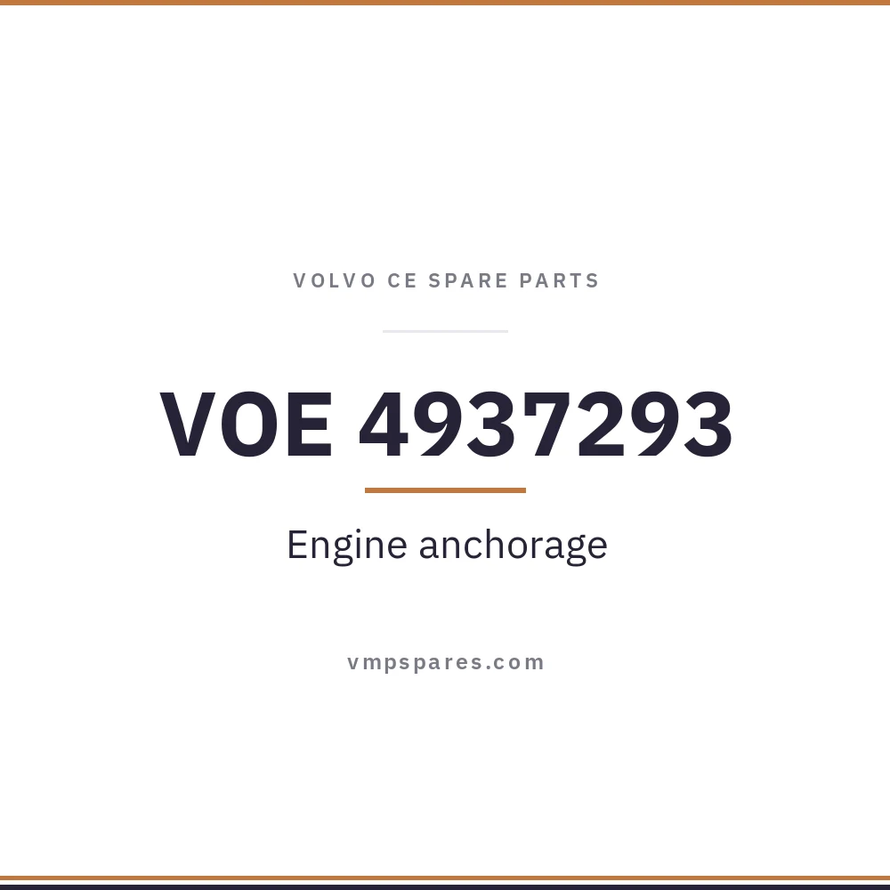 VOE 4937293 – Engine anchorage