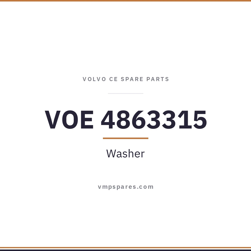 VOE 4863315 – Washer