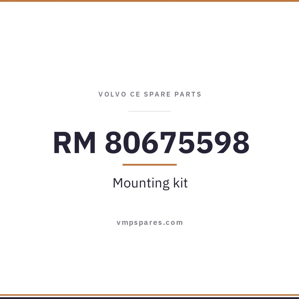 RM 80675598 – Mounting kit