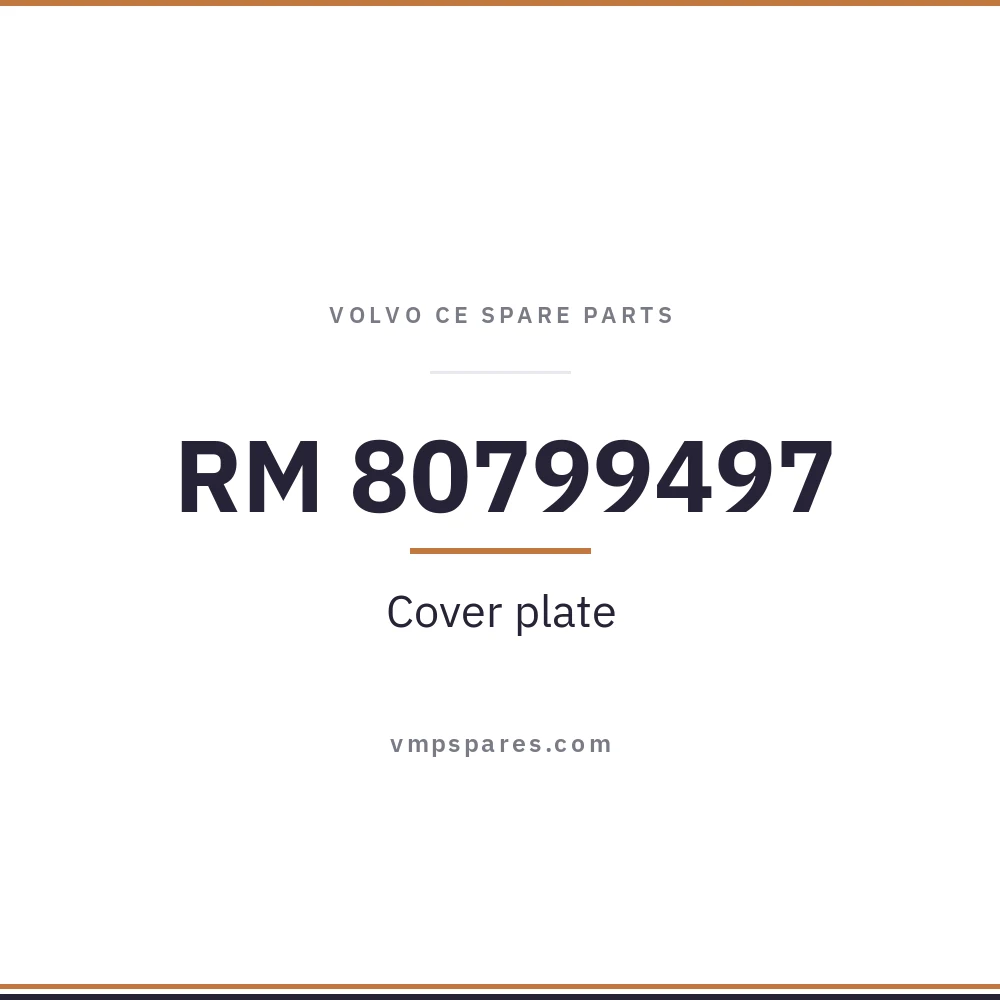 RM 80799497 – Cover plate