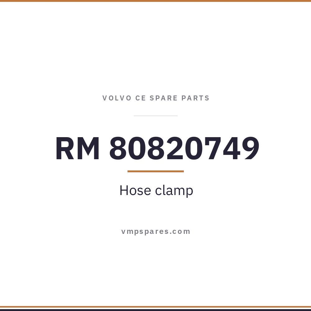 RM 80820749 – Hose clamp