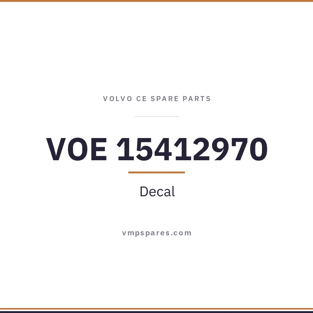 VOE 15412970 – Decal