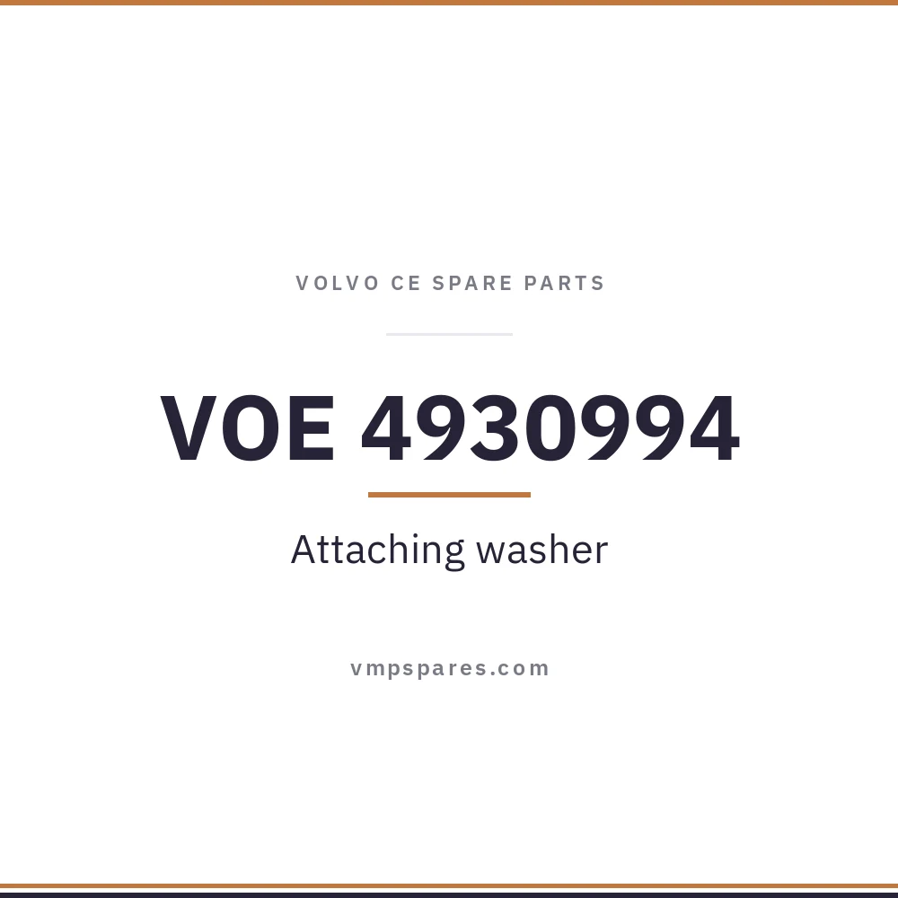 VOE 4930994 – Attaching washer