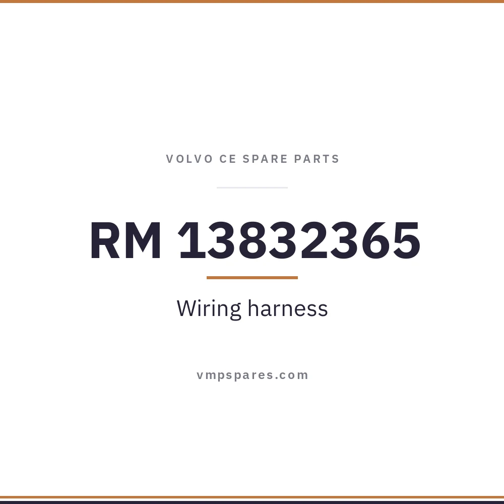 RM 13832365 – Wiring harness